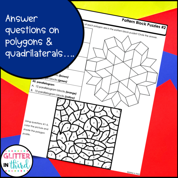 polygons and quadrilaterals worksheets