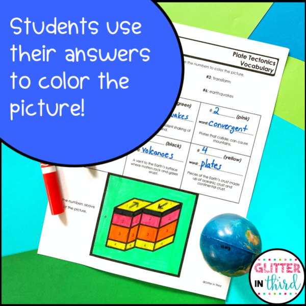 plate tectonics worksheets