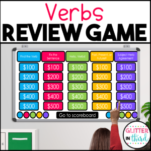 verbs review game