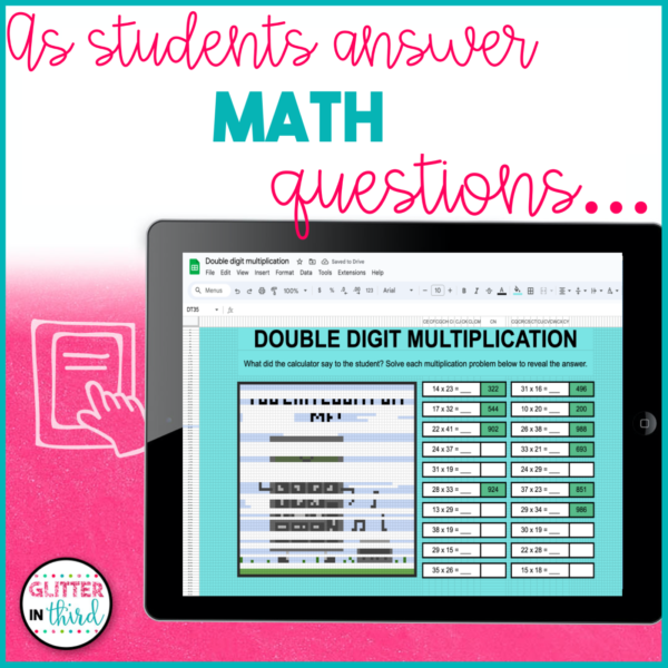 5th Grade Back to School Pixel Art Math Activities