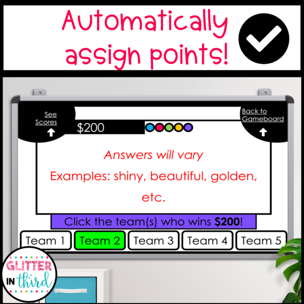 Adjectives Grammar Review Game