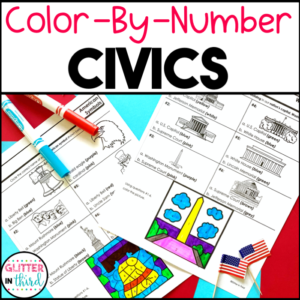 Civics Worksheets Color By Number