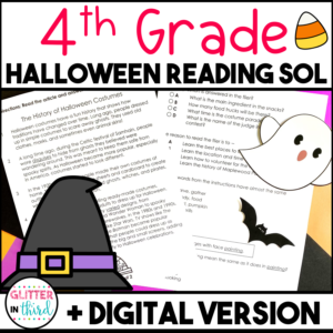 Halloween 4th Grade Reading SOL