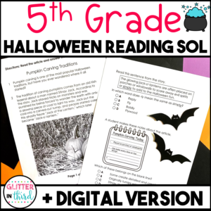 Halloween 5th Grade Reading SOL Passage Review