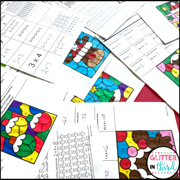 3rd Grade Christmas Math Worksheets