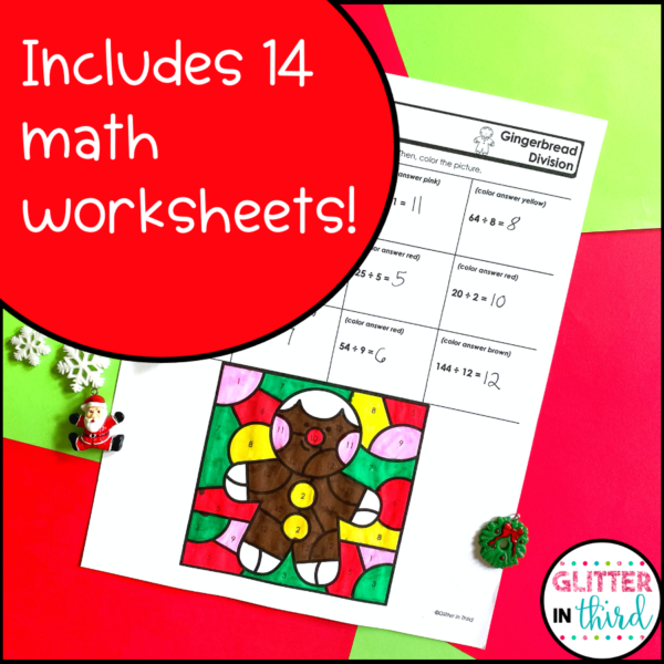 3rd Grade Christmas Math Worksheets