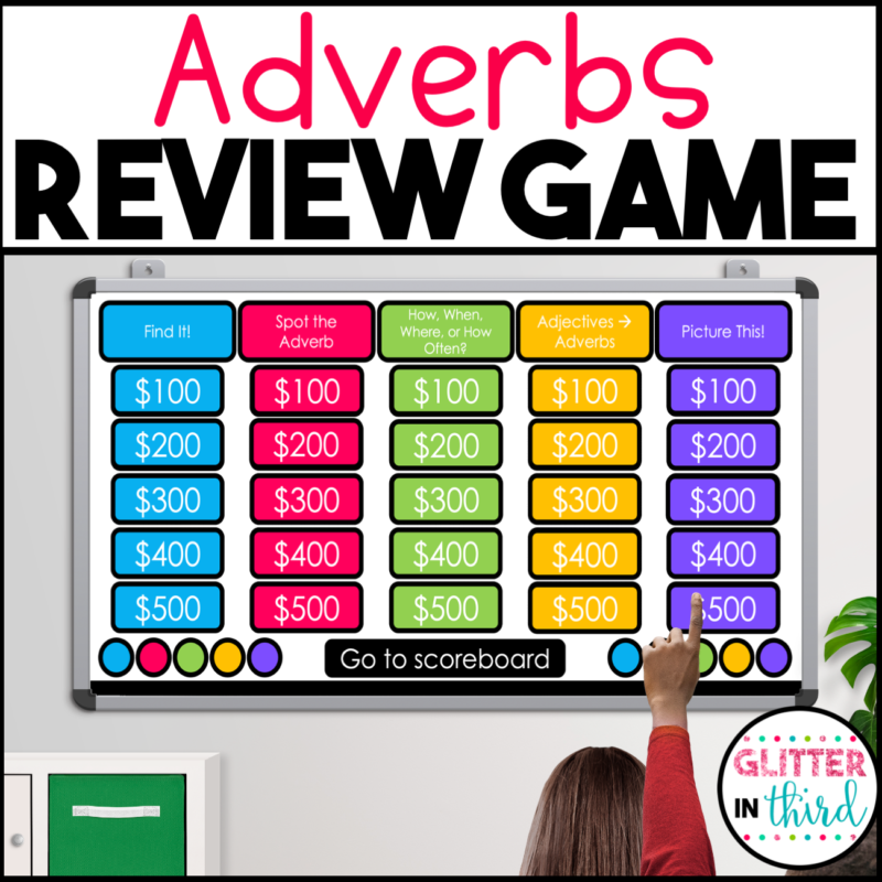 Adverbs Grammar Review Game