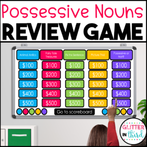 possessive nouns review game