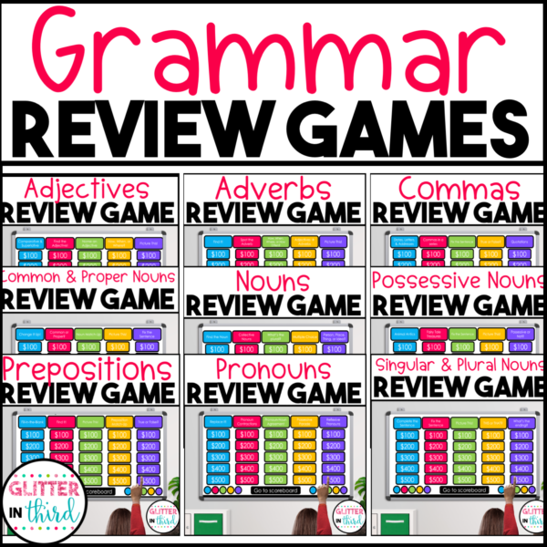 3rd Grade Grammar review game