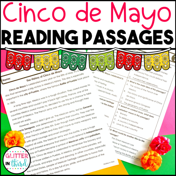 Cinco de Mayo Reading Comprehension Passages