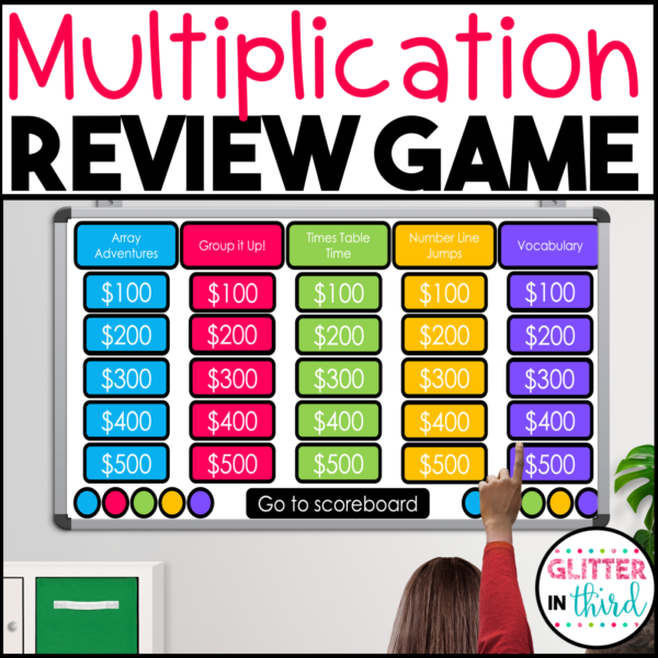 Multiplication Math Review Game