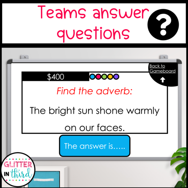 Adverbs Grammar Review Game