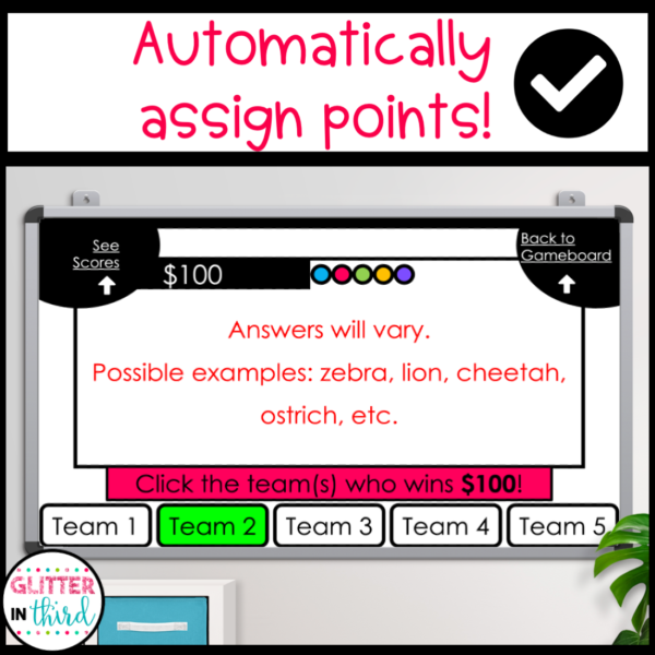 Ecosystems Jeopardy SOL Review Game Activity