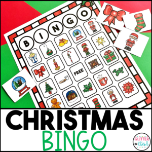 Christmas BINGO Game for Classroom & Family Party