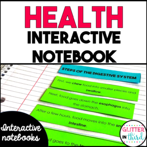 3rd Grade Health Health Interactive Notebook