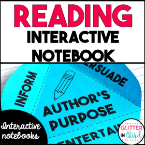 Reading Comprehension Strategies & Graphic Organizers Interactive Notebook for 3rd Grade