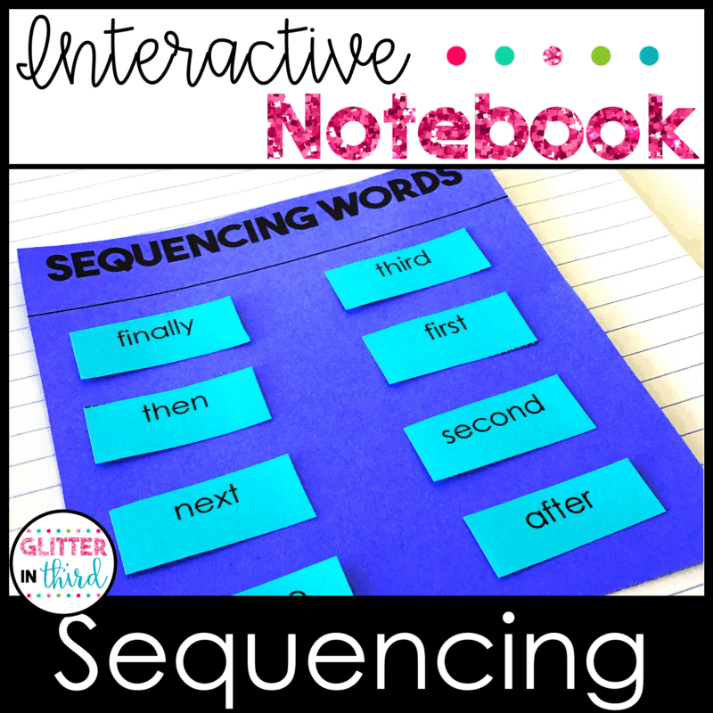 Sequencing Activities & Graphic Organizers Interactive Notebook 3rd Grade