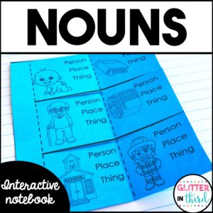 Nouns Grammar Interactive Notebook Activities