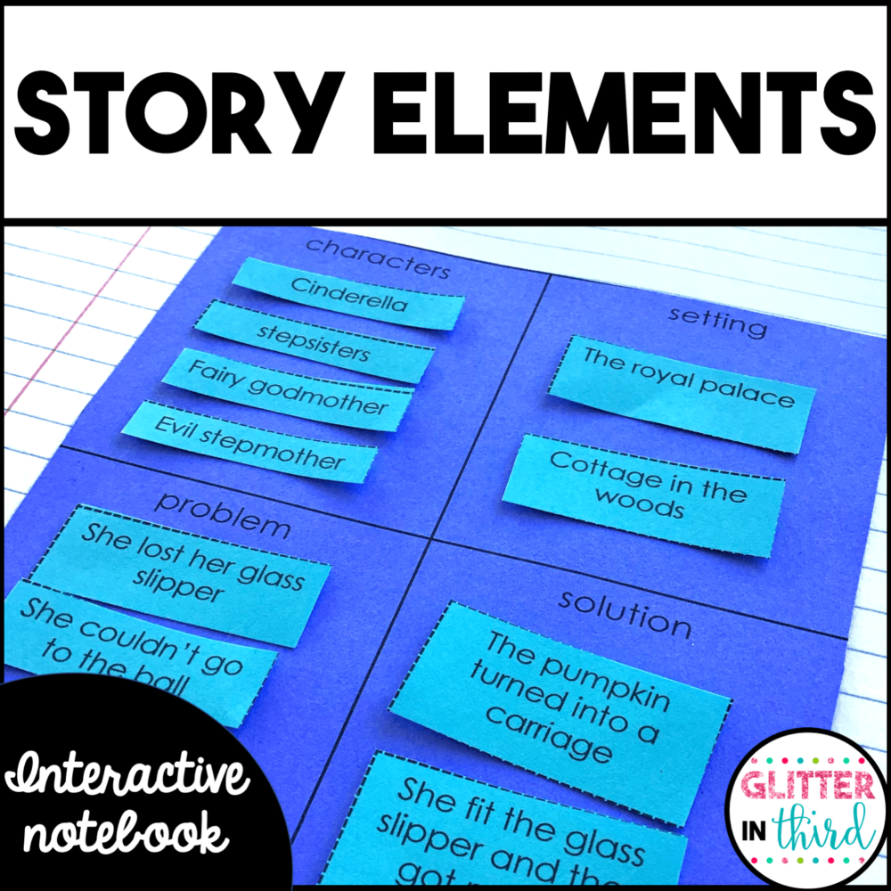Story Elements Graphic Organizers & Interactive Notebook Activities ...