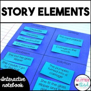 Story Elements Graphic Organizers & Interactive Notebook Activities