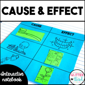 Cause and Effect Reading Interactive Notebook Activities