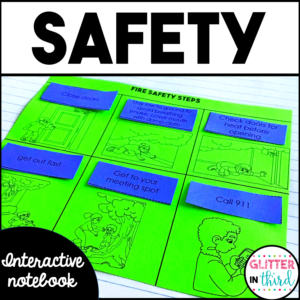 Personal Safety and Injury Prevention Interactive Notebook Activities