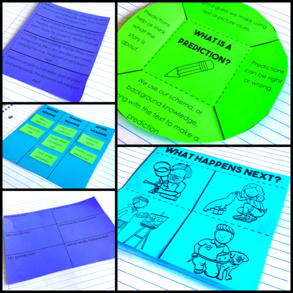 Making Predictions Interactive Notebook Activities