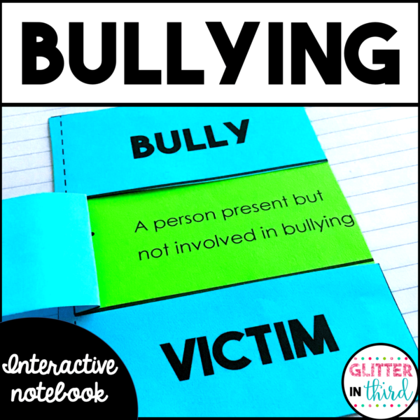 Anti Bullying Interactive Notebook Activities