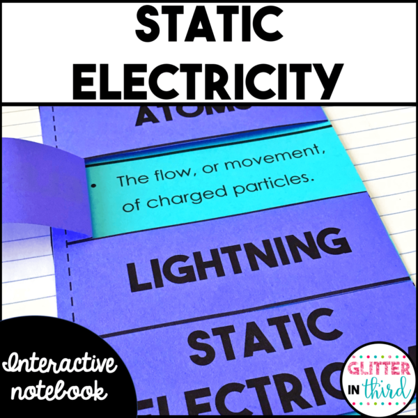 Static Electricity Activities for Interactive Notebook