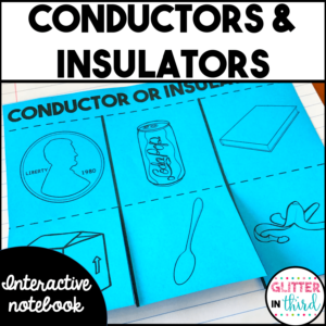 Conductors and Insulators Interactive Notebook Activities