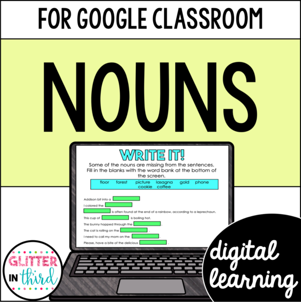 Nouns Sorts & Activities for Google Classroom Digital Resources