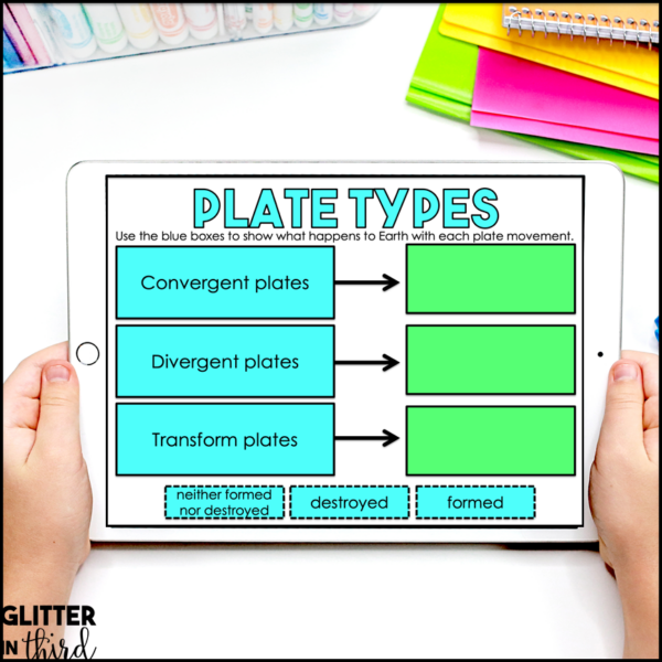 Plate Tectonics Activities & Reading Passages for Google Classroom