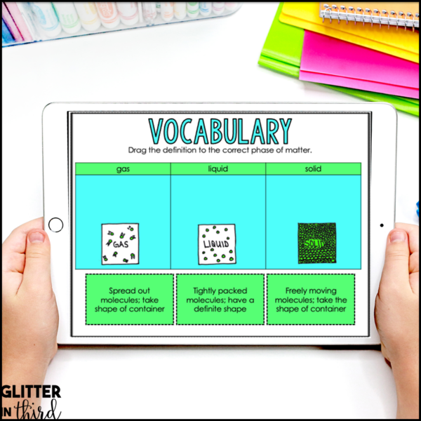 States of Matter Activities & Reading Passages for Google Classroom