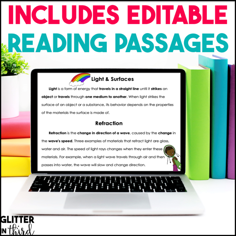 Reflection and Refraction Activities & Reading Passages for Google ...