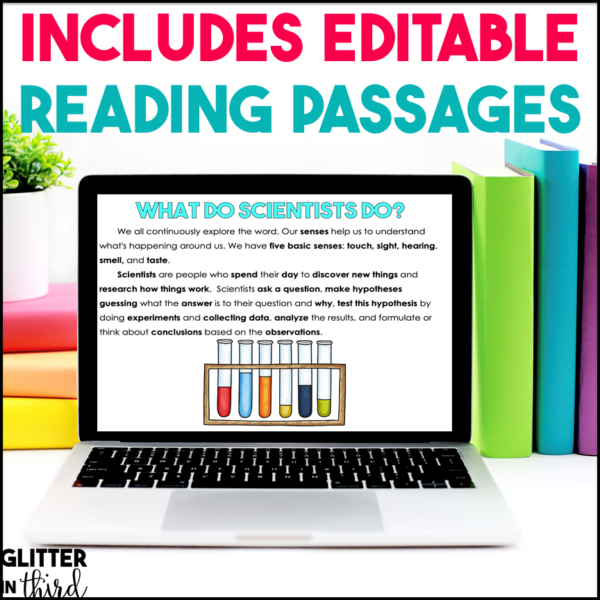 Scientific Method Activities & Reading Passages for Google Classroom