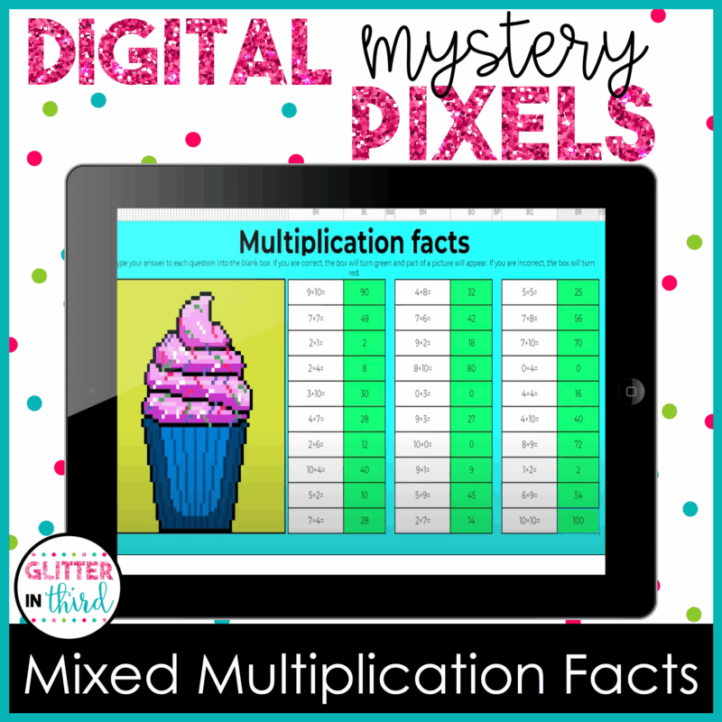 multiplication pixel art 3rd