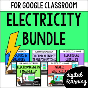 Electricity Activities for Google Slides BUNDLE