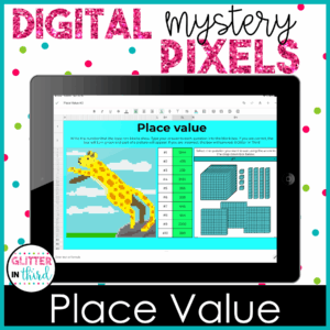 place value pixel art 3rd