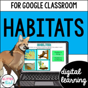 2nd Grade Habitats Activities & Reading Passages for Google Classroom