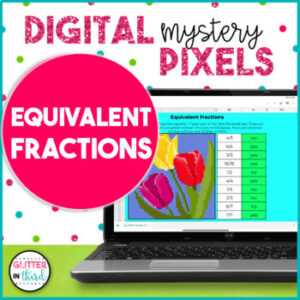 Equivalent Fractions Pixel Art Activities