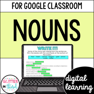 Nouns Sort & Activities for Google Classroom Digital Resources