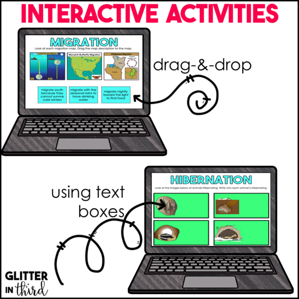 Behavioral Adaptations Activities & Reading Passages for Google Classroom