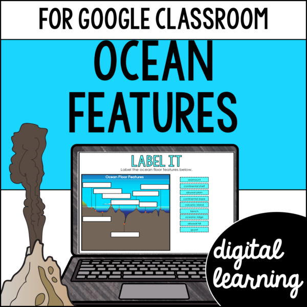 Ocean Floor Activities & Reading Passages for Google Classroom