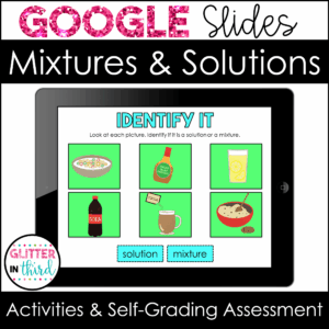 mixtures solutions 5th sol science
