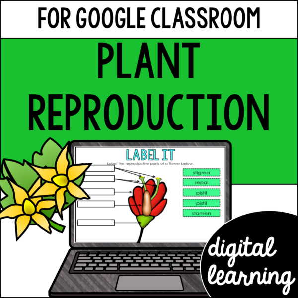 Plant Reproduction Activities & Reading Passages for Google Classroom