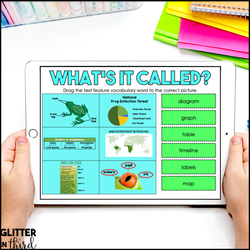 Nonfiction Text Features Activities for Google Classroom Digital ...