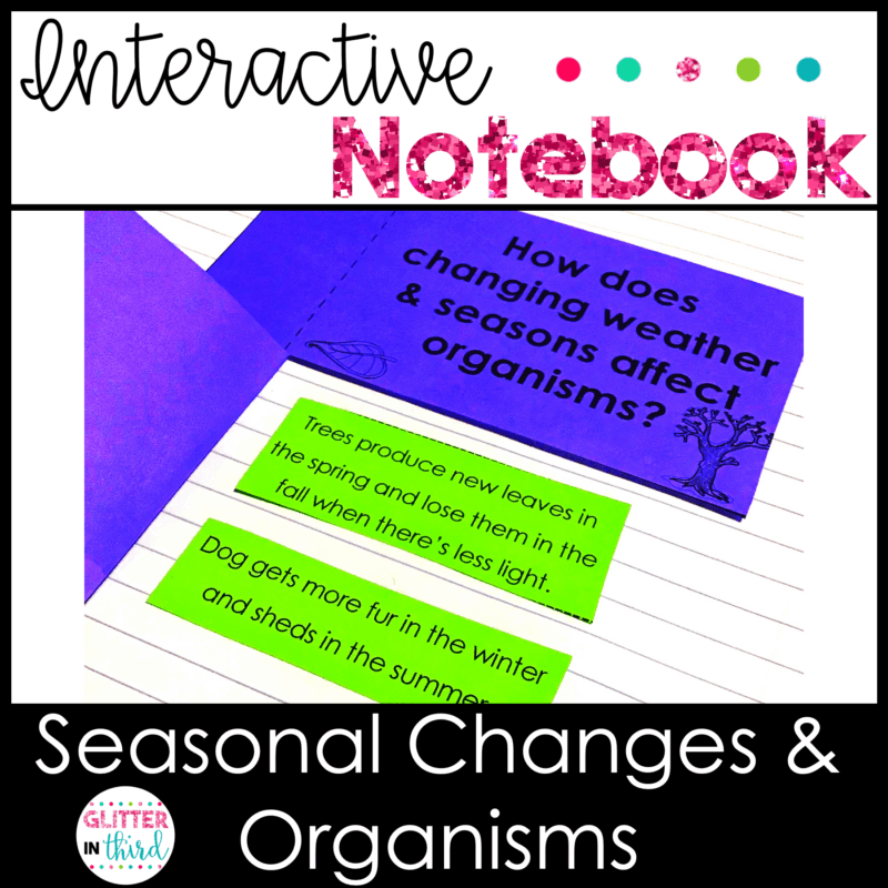 seasonal changes organisms 2nd grade science sol