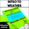 2nd Grade Introduction to Weather Activities Interactive Notebook ...
