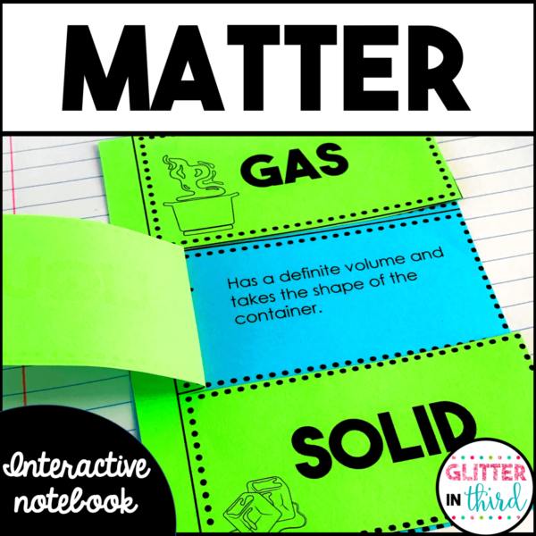 States of Matter Activities Interactive Notebook