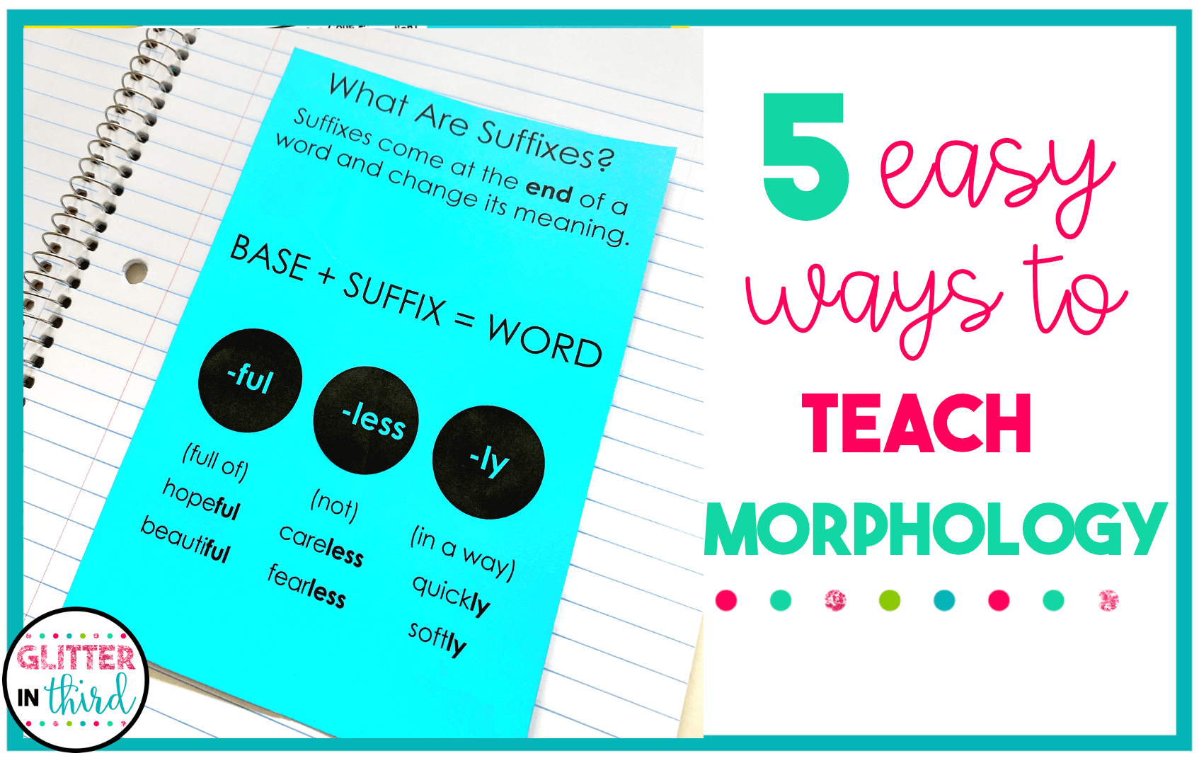 5 easy ways to teach science of reading morphology